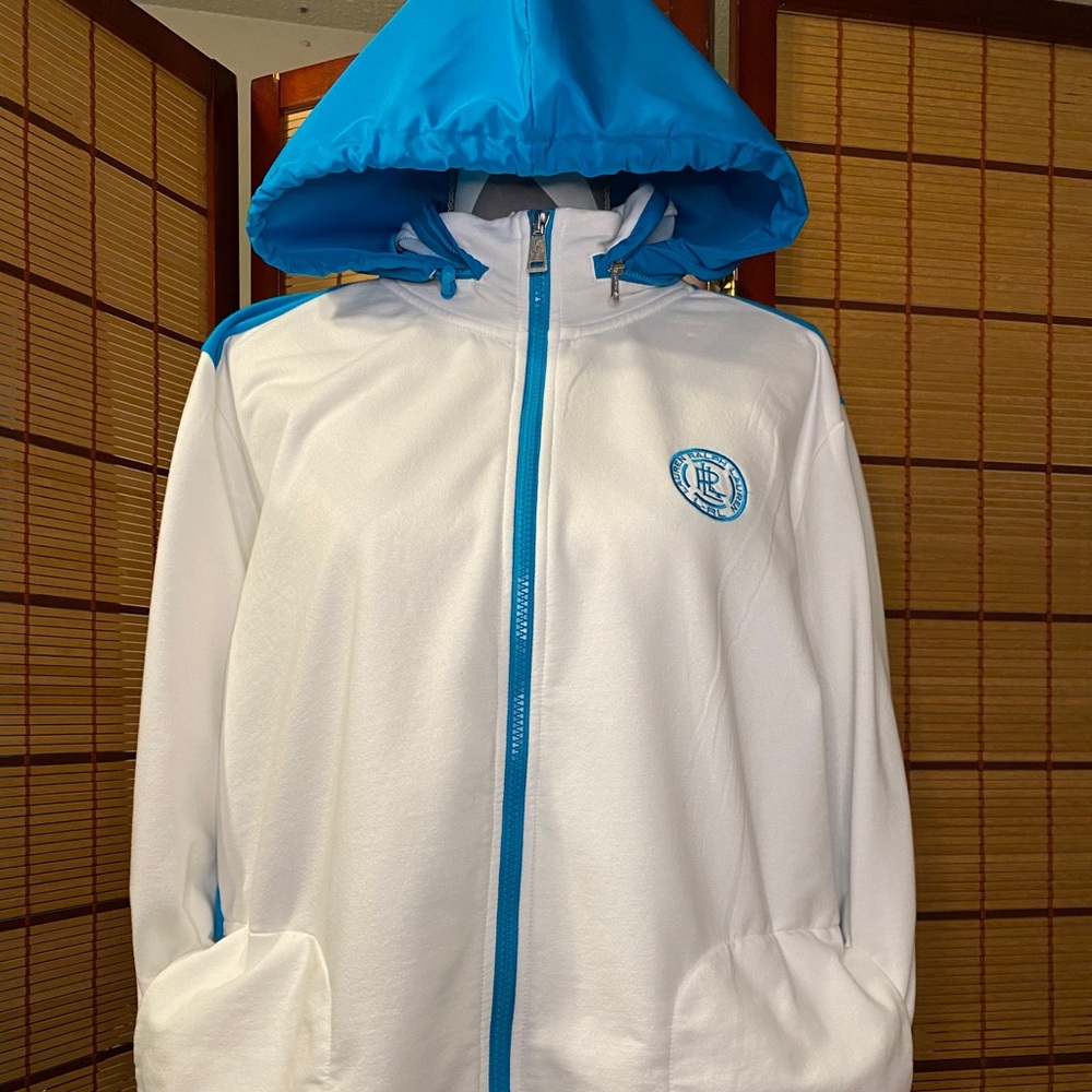 Lauren Active Zip Up Jacket With Folding Hood